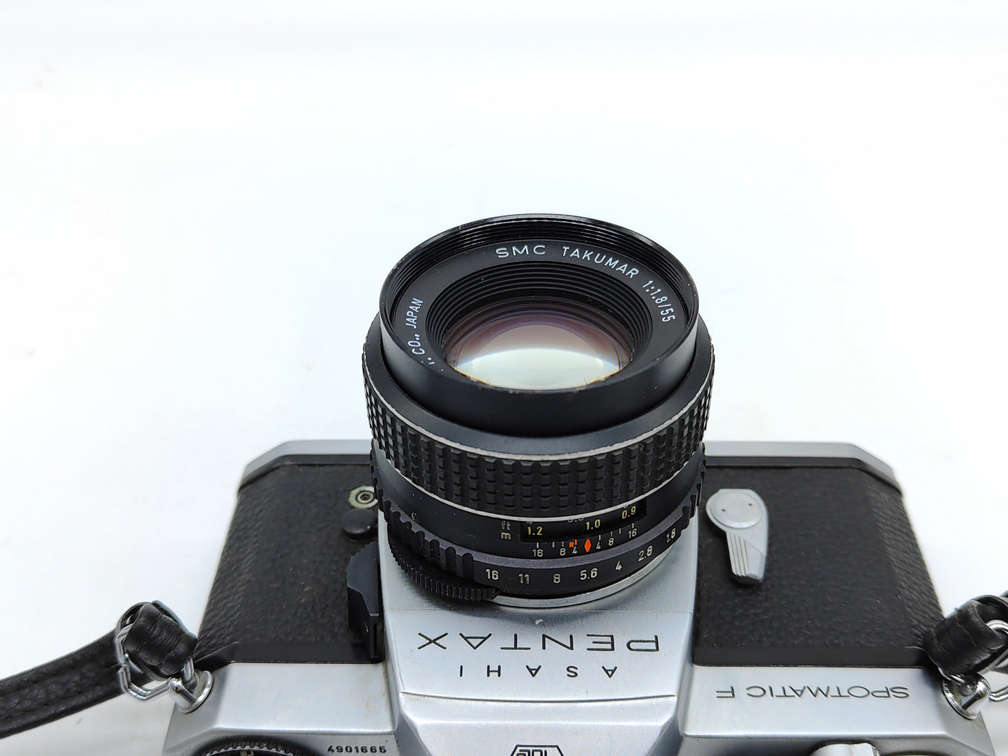 Pentax Spotmatic F SLR film camera + 55mm f/1.8