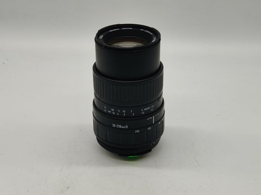 Sigma 70-210mm Autofocus f/4 lens (Nikon mount).