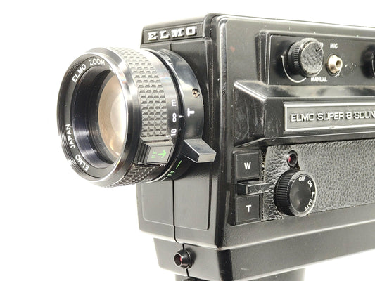 Elmo Super-8 350SL movie camera. Film Tested..