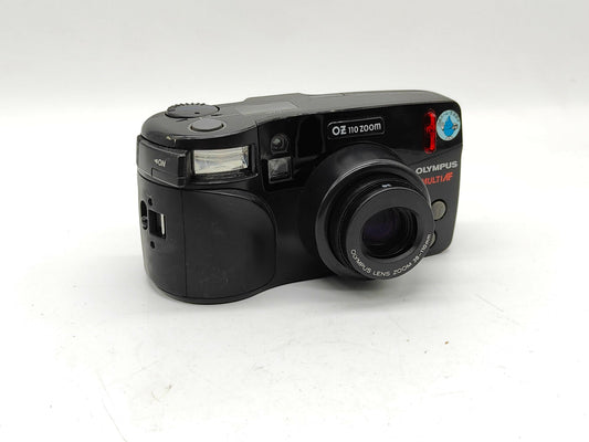 Olympus OZ110 point-and-shoot film camera.