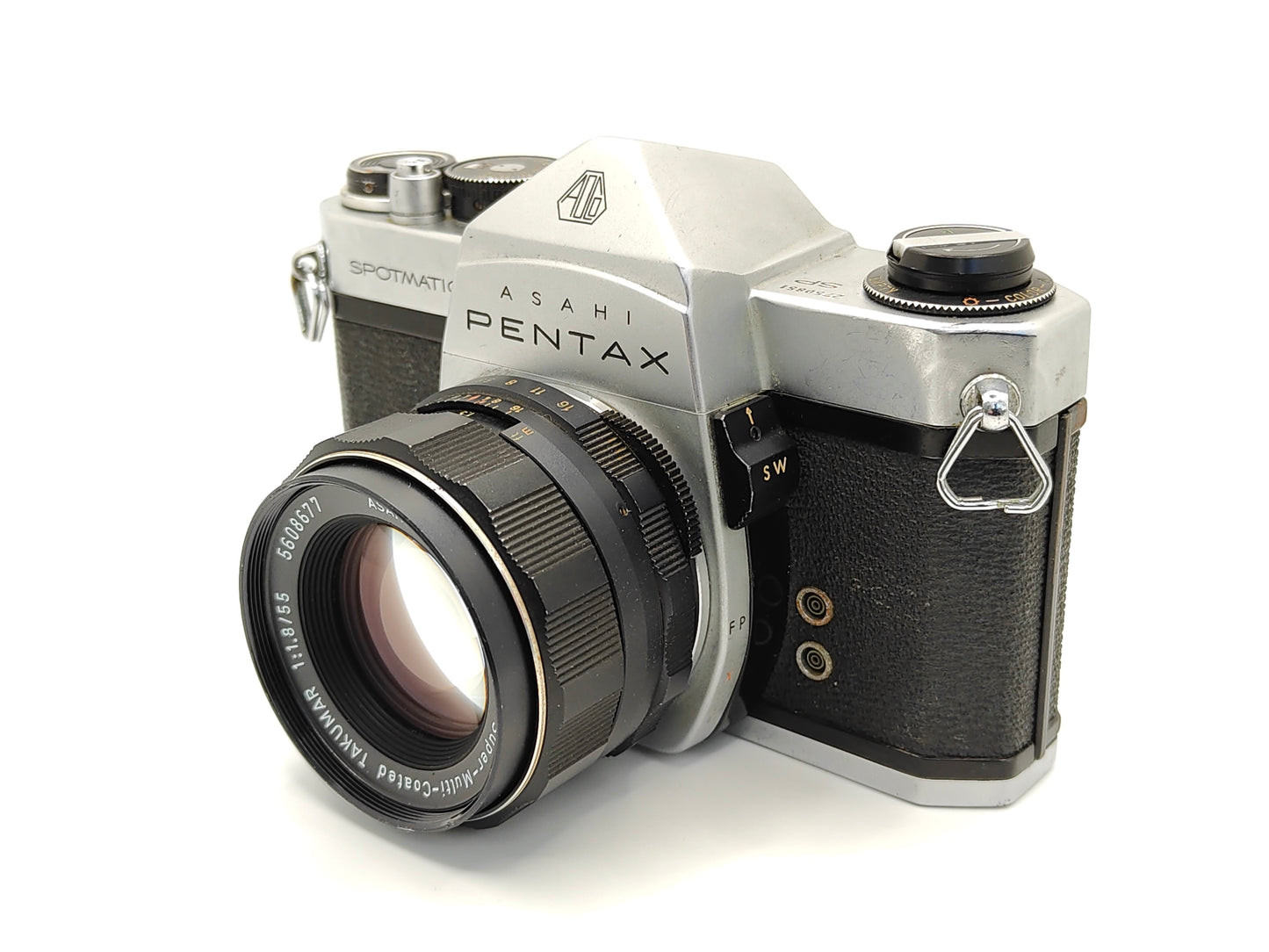 Pentax Spotmatic SLR film camera + 55mm f/1.8