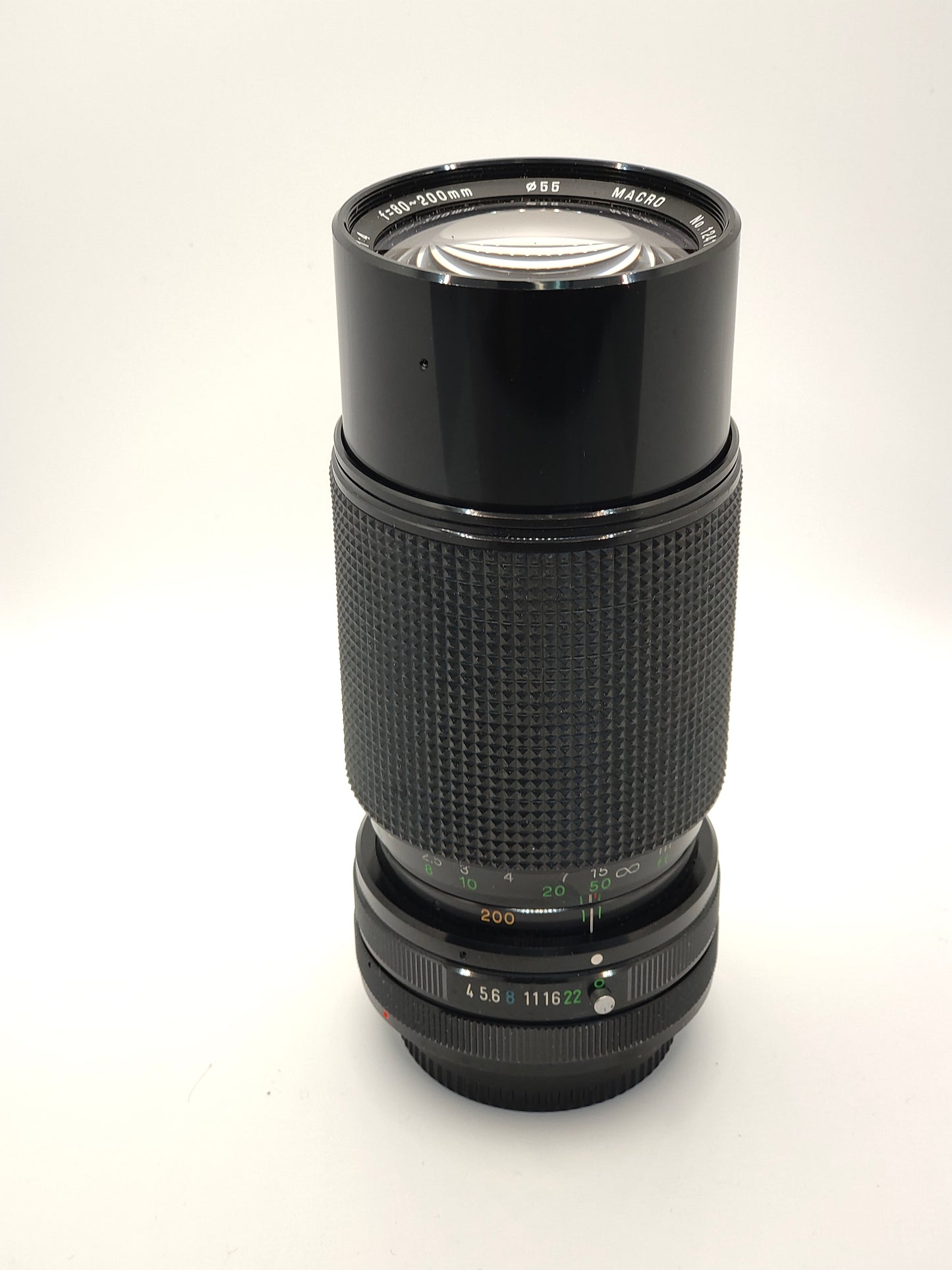 Tefnon 80-200mm f4 telephoto zoom lens for AE-1, A-1, FTb SLRs