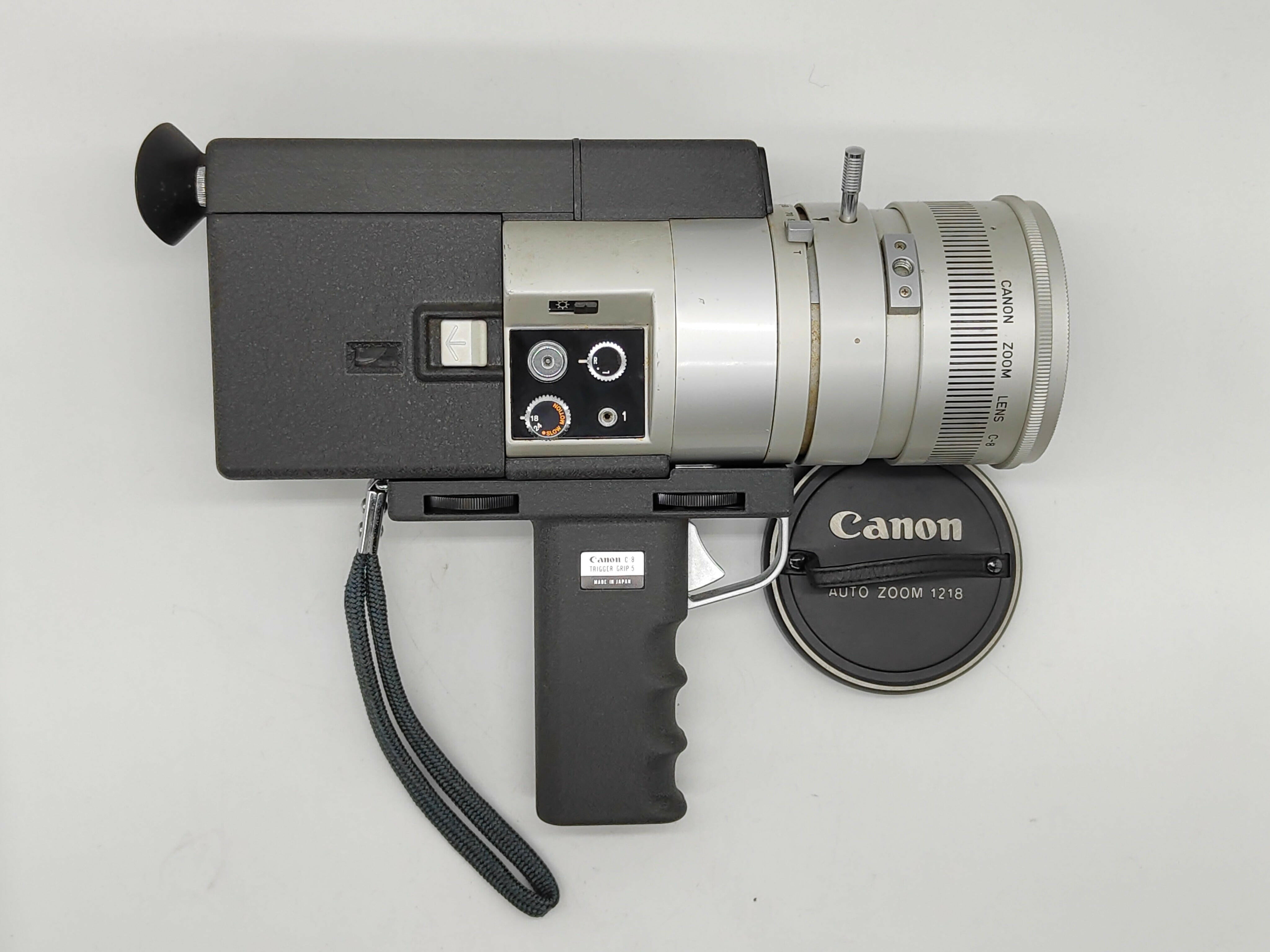 FILM TESTED Canon 1218 Super-8 movie camera in original case