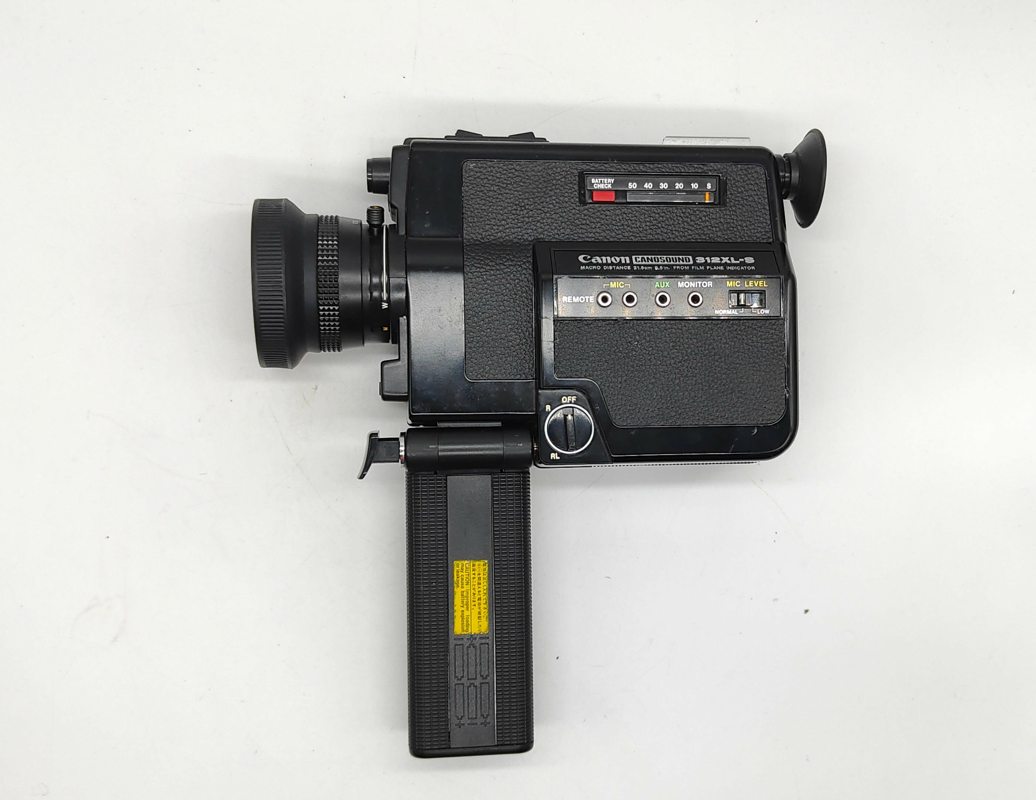 Canon Canosound 312XL-S Super 8 Mm Cámara De Película + Muy Bien (261944 Canon Canosound 312XL-S Super 8 Mm Cámara De Película + Muy Bien (261944