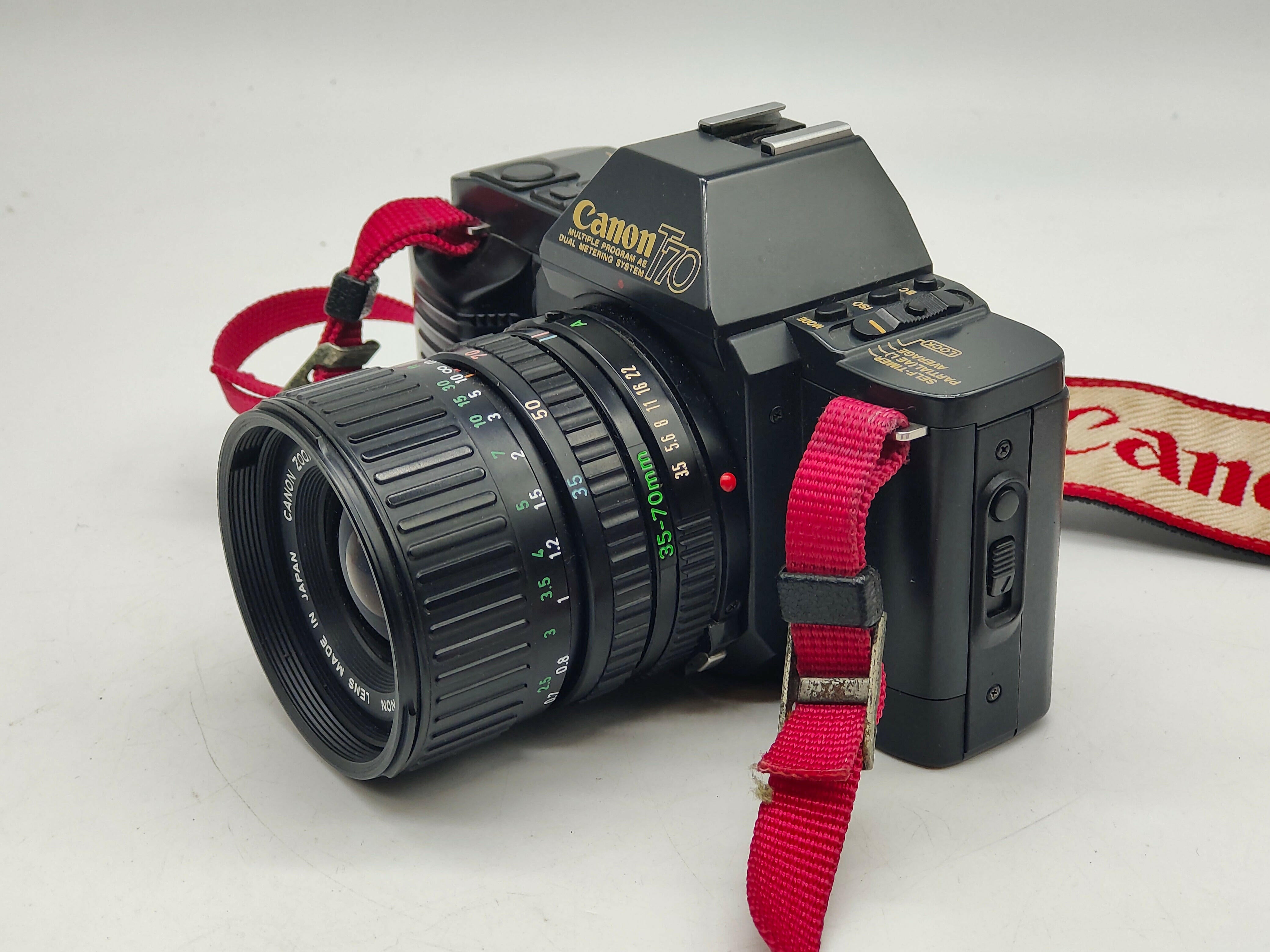 Canon T80 AC35-70 + T70 完動品セット Canon T70 SLR camera full kit with bag | Classic Cameras AU