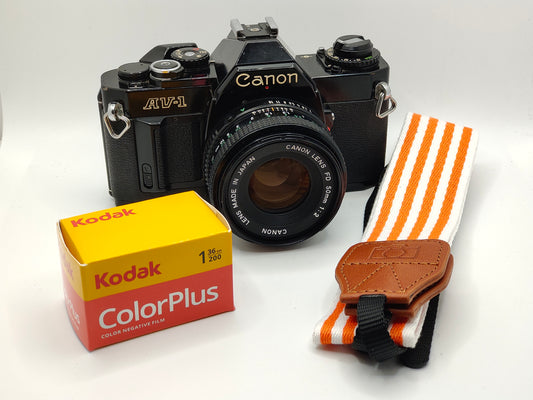 Canon AV-1 film camera Gift Set