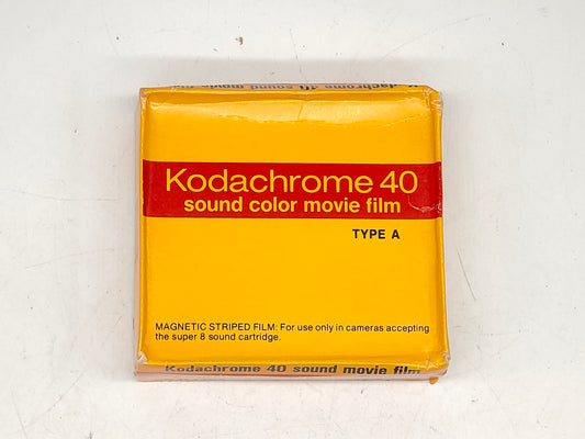 Expired Super-8 film: Kodachrome 40 Sound