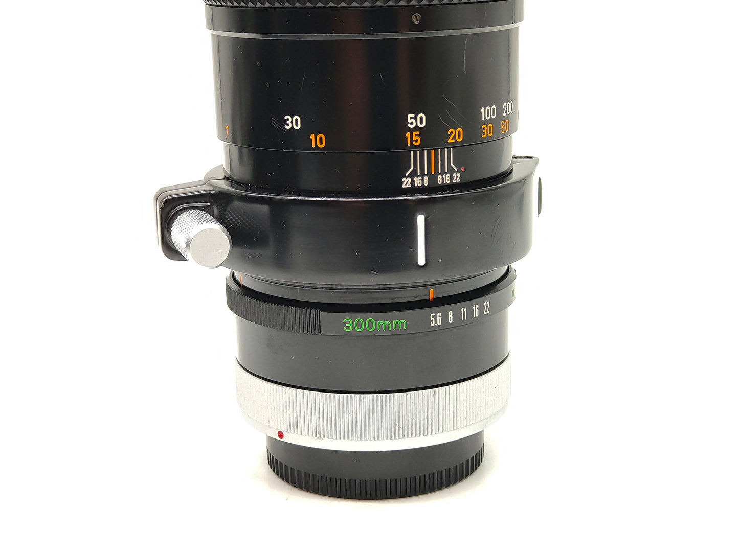 Canon FD 300mm f5.6 telephoto lens for AE-1, A-1, FTb SLRs.