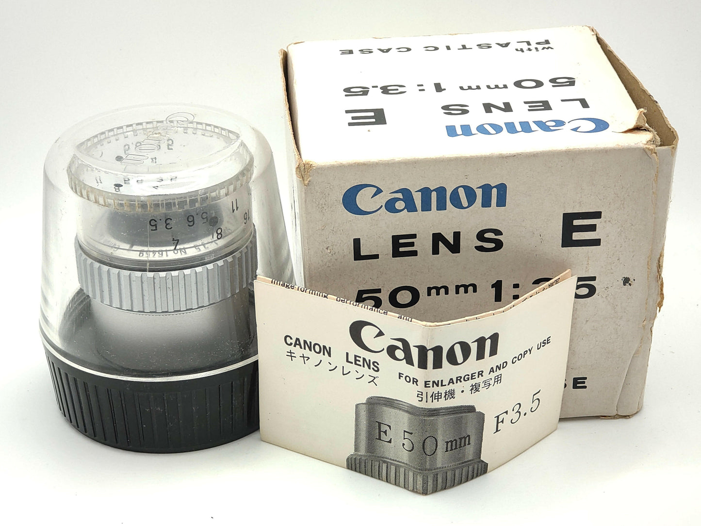 Canon 50mm f/3.5 E enlarging lens