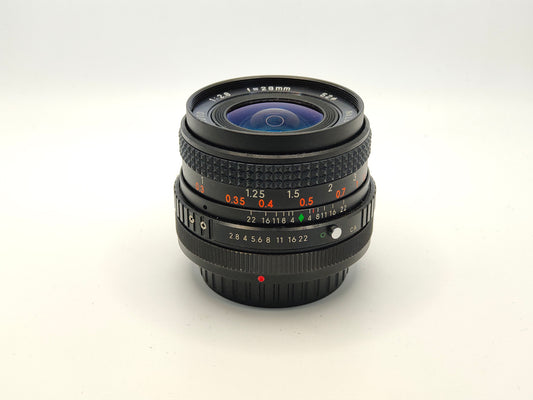 28mm f/2.8 wide-angle lens for Canon AE-1, A-1, FTb etc.