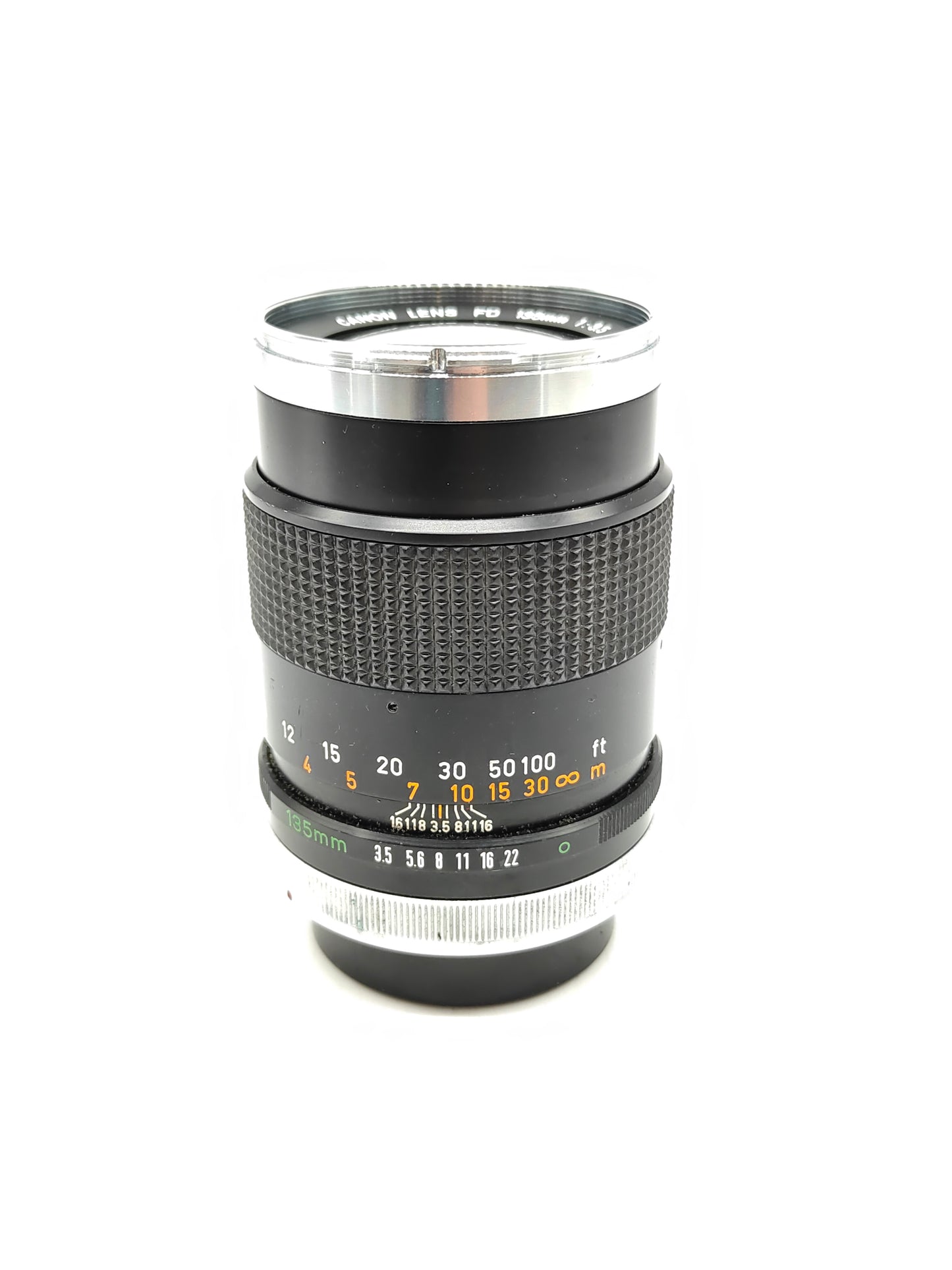 Canon lens: 135mm f/3.5 FD portrait / medium telephoto lens for AE-1, A-1, FTb etc.