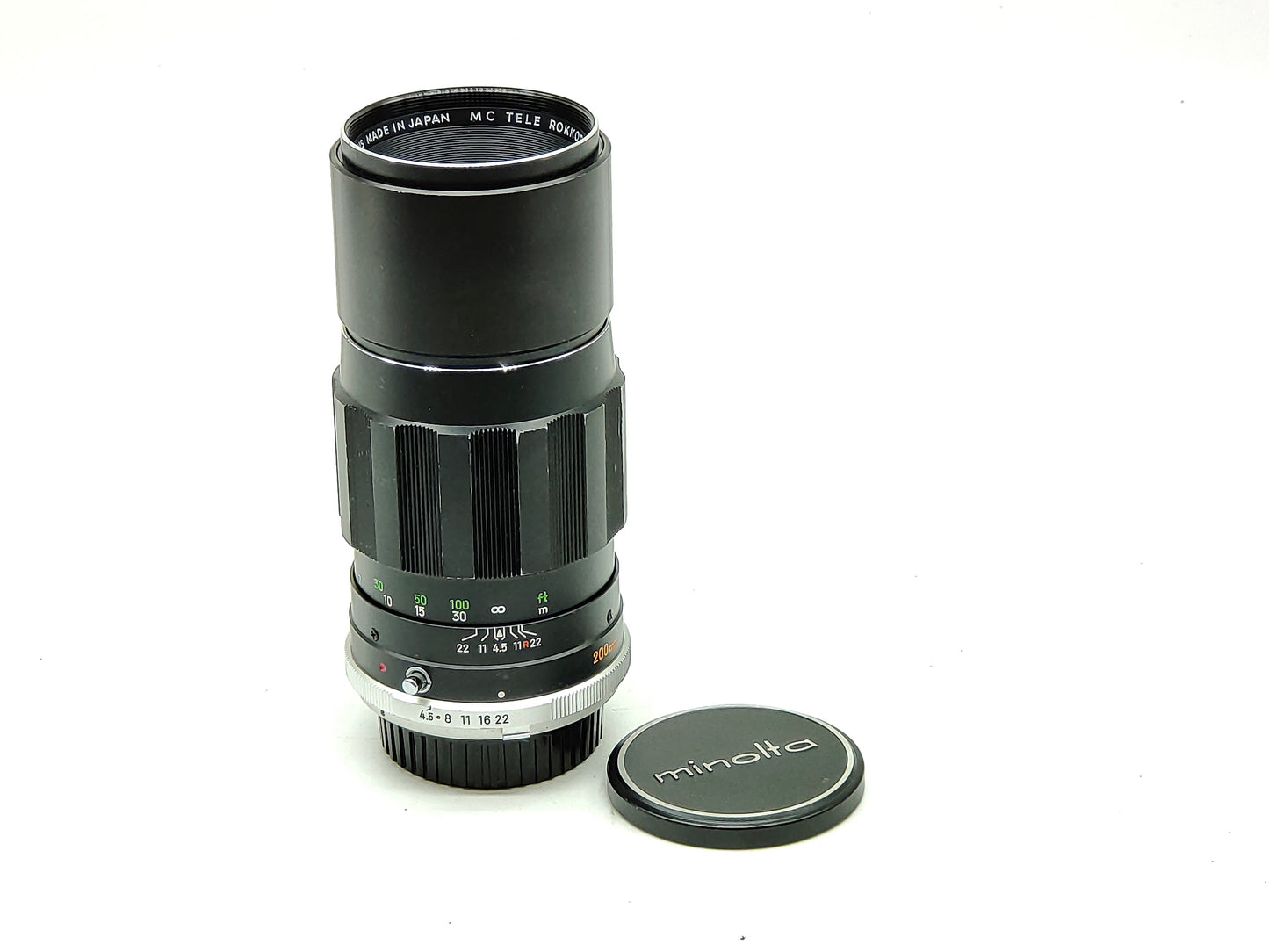 Minolta 200mm f/4.5 telephoto lens for Minolta SLRs