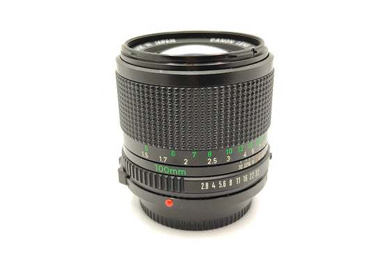 Canon New FD 100mm f/2.8 portrait lens