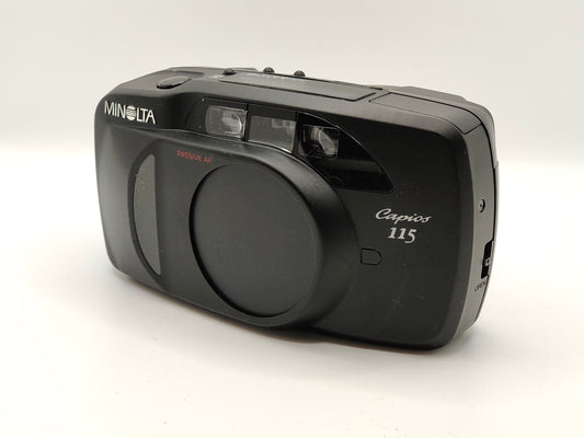 Minolta Capios 115 (Black) compact film camera
