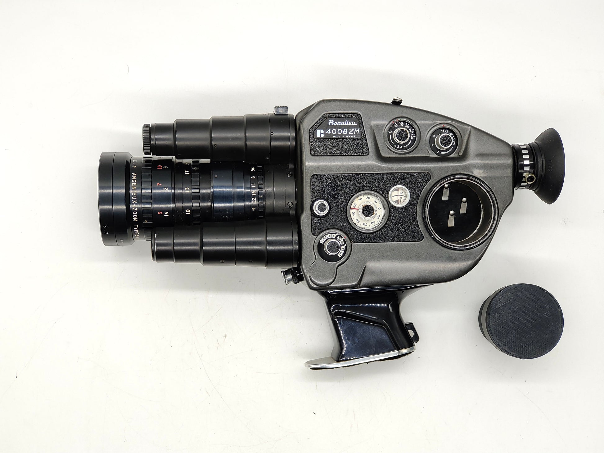 Caméra Beaulieu 4008ZM Super 8 Avec Objectif Angenieux 8-64mm - Testée