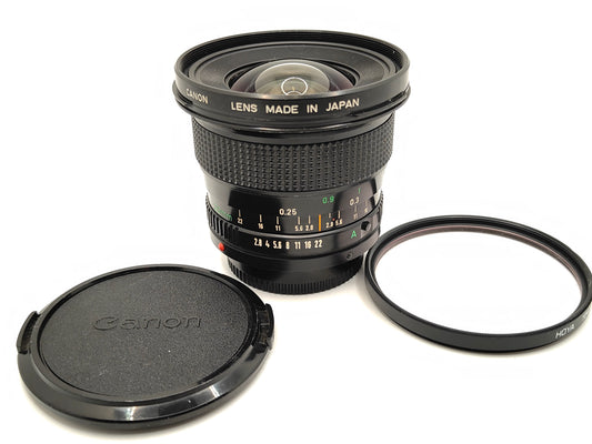 Canon 20mm f/2.8 New FD ultra-wide-angle lens
