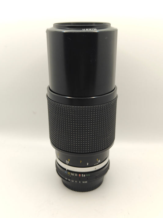 Nikon 80-200mm f/4.5 Nikkor AI lens - fair condition