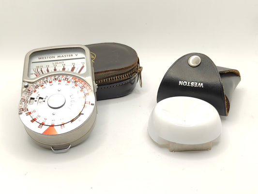 Weston Master V exposure meter with incident light diffuser