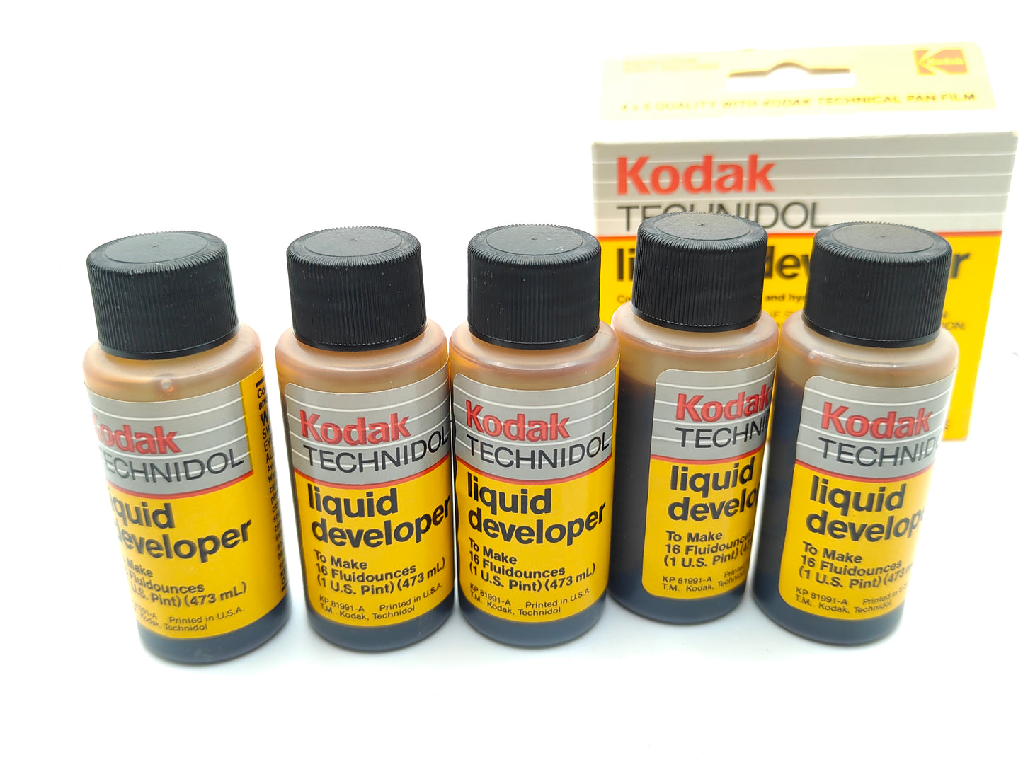 Kodak Technidol Liquid Developer (5 bottles of 473ml)