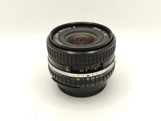 Nikon 28mm f/2.8 Series E manual focus wide-angle lens