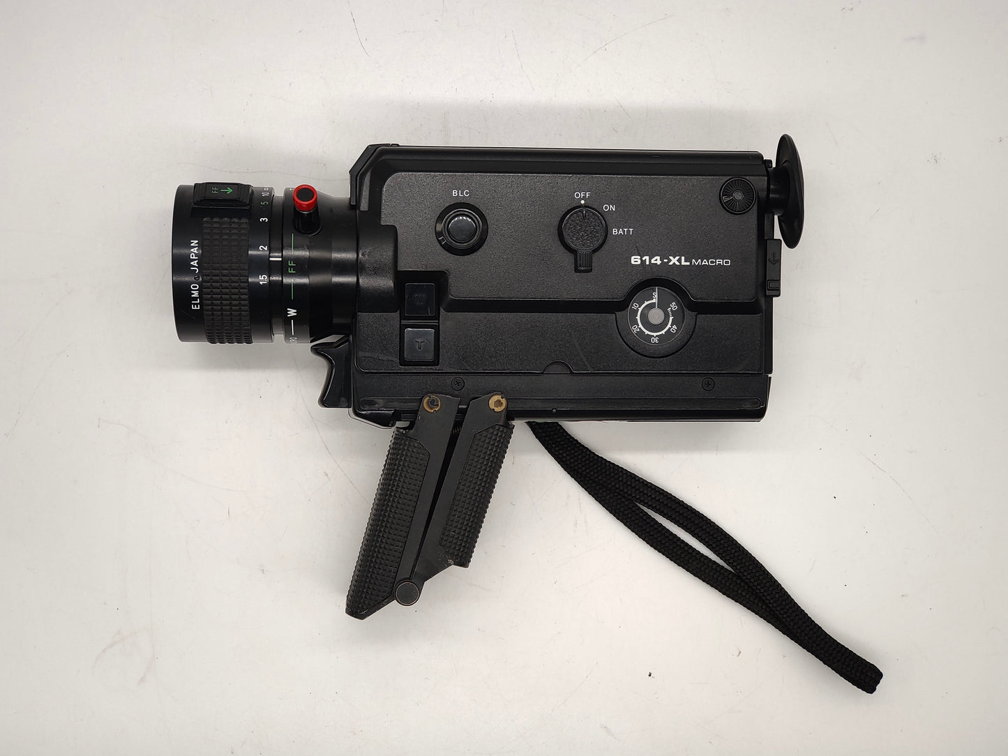 FILM TESTED Elmo 614-XL Super-8 movie camera.