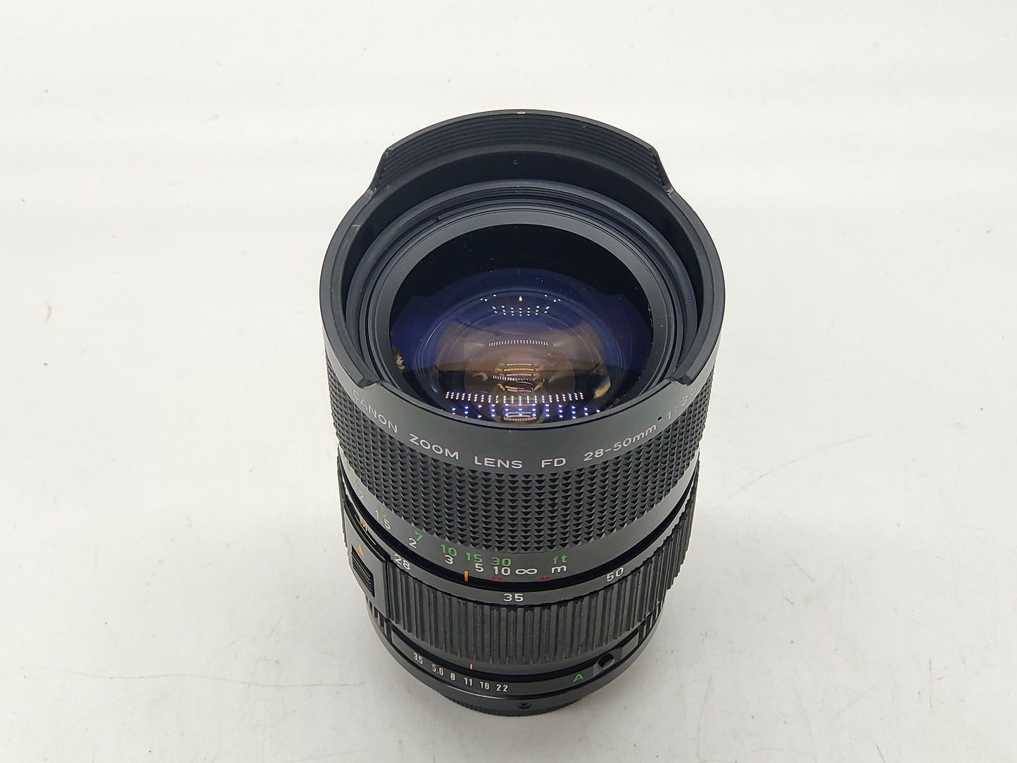 Canon 28-50mm f/3.5 zoom lens for Canon AE-1, A-1, FTb SLRs