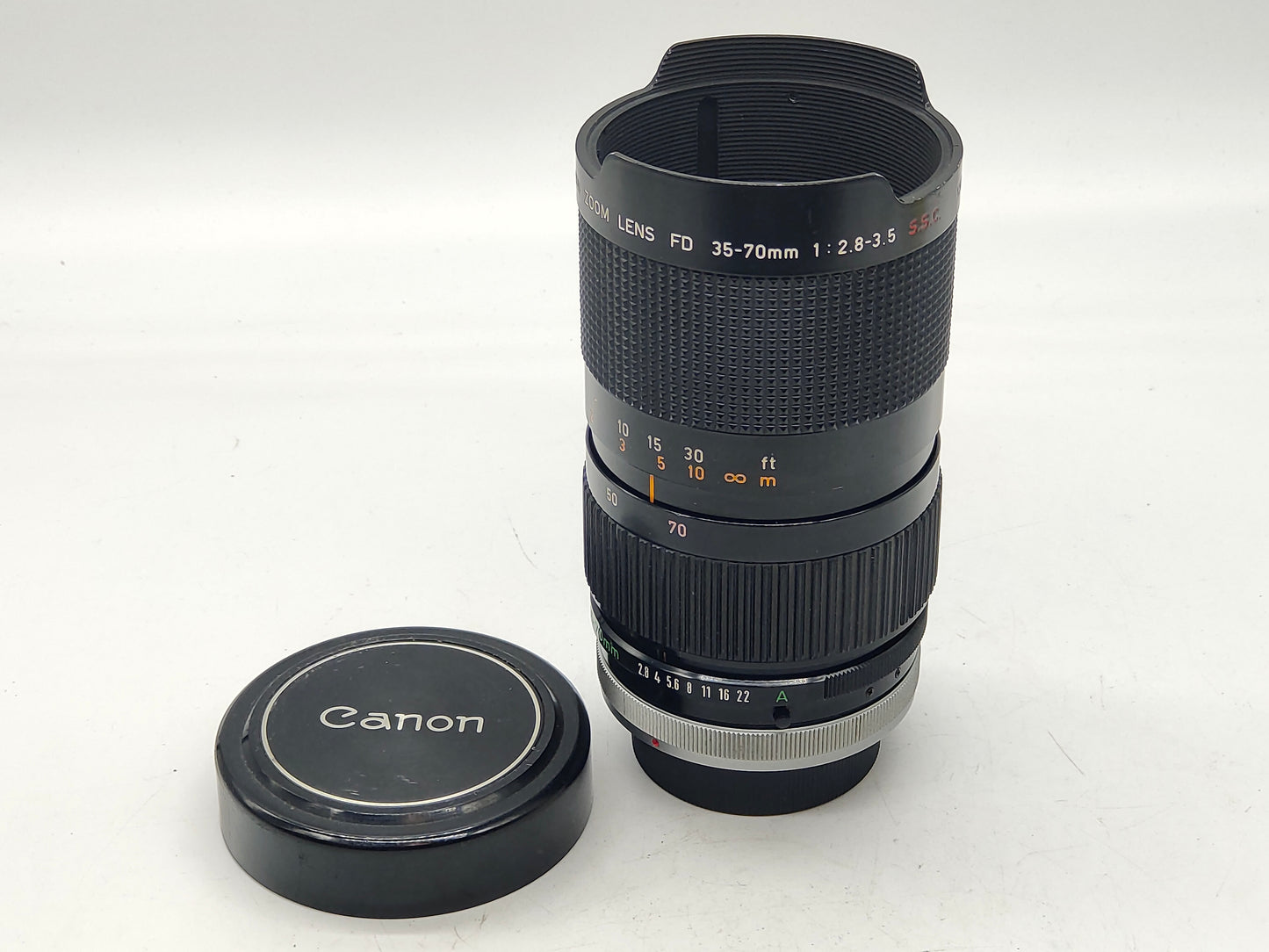 Canon 35-70mm f2.8-3.5 SSC zoom lens for Canon AE-1, A-1, FTb SLRs