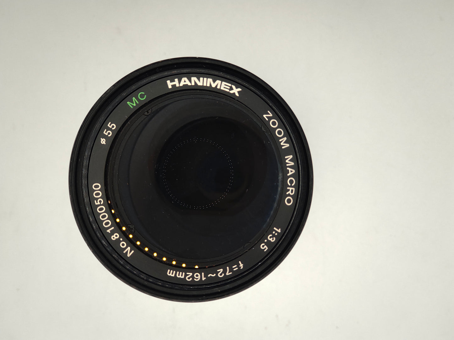 Hanimex 72-162mm f/3.5 zoom lens for Pentax K-mount (Pentax K1000, ME etc)