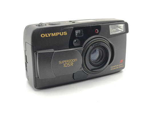 Olympus Superzoom 105 point-and-shoot film camera