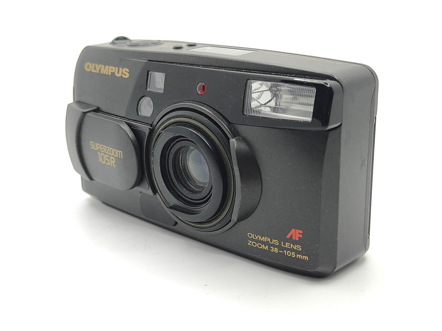 Olympus Superzoom 105 point-and-shoot film camera