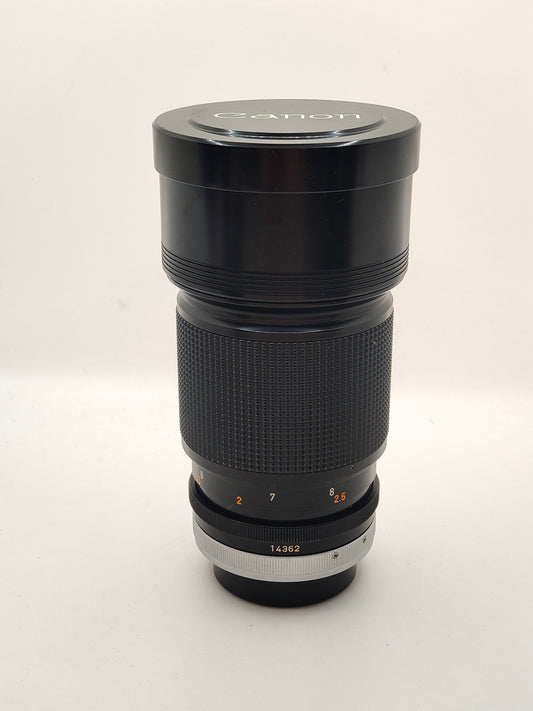 Canon FD 200mm f/2.8 SSC telephoto lens for AE-1, A-1, FTb SLRs