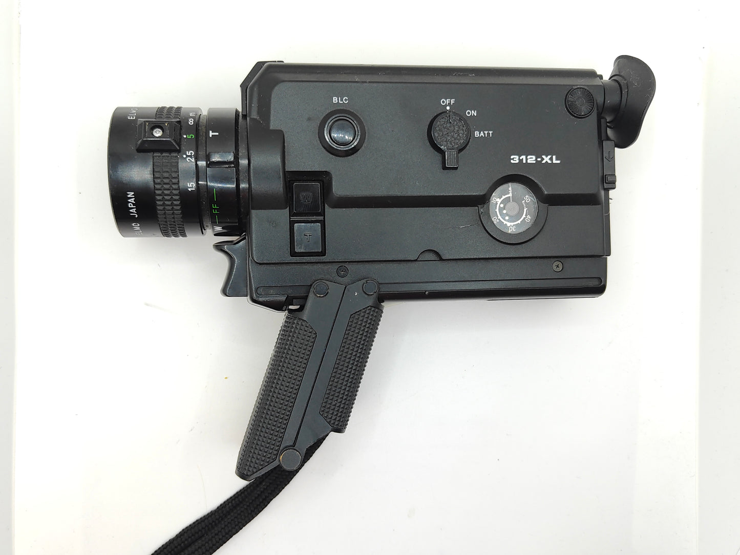 FILM TESTED Elmo 312-XL Super-8 movie camera.