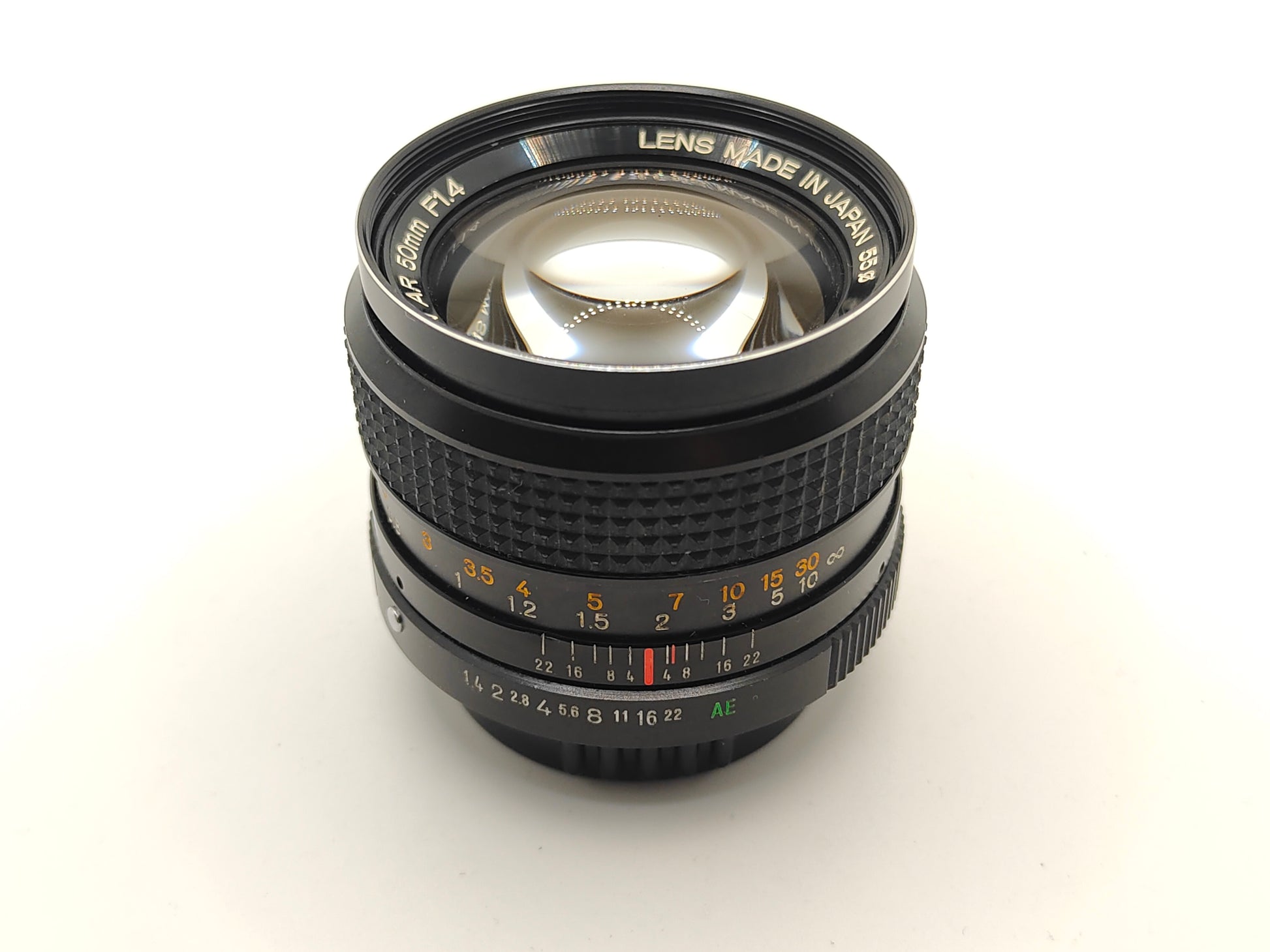 Konica Hexanon 50mm f/1.4 standard lens.