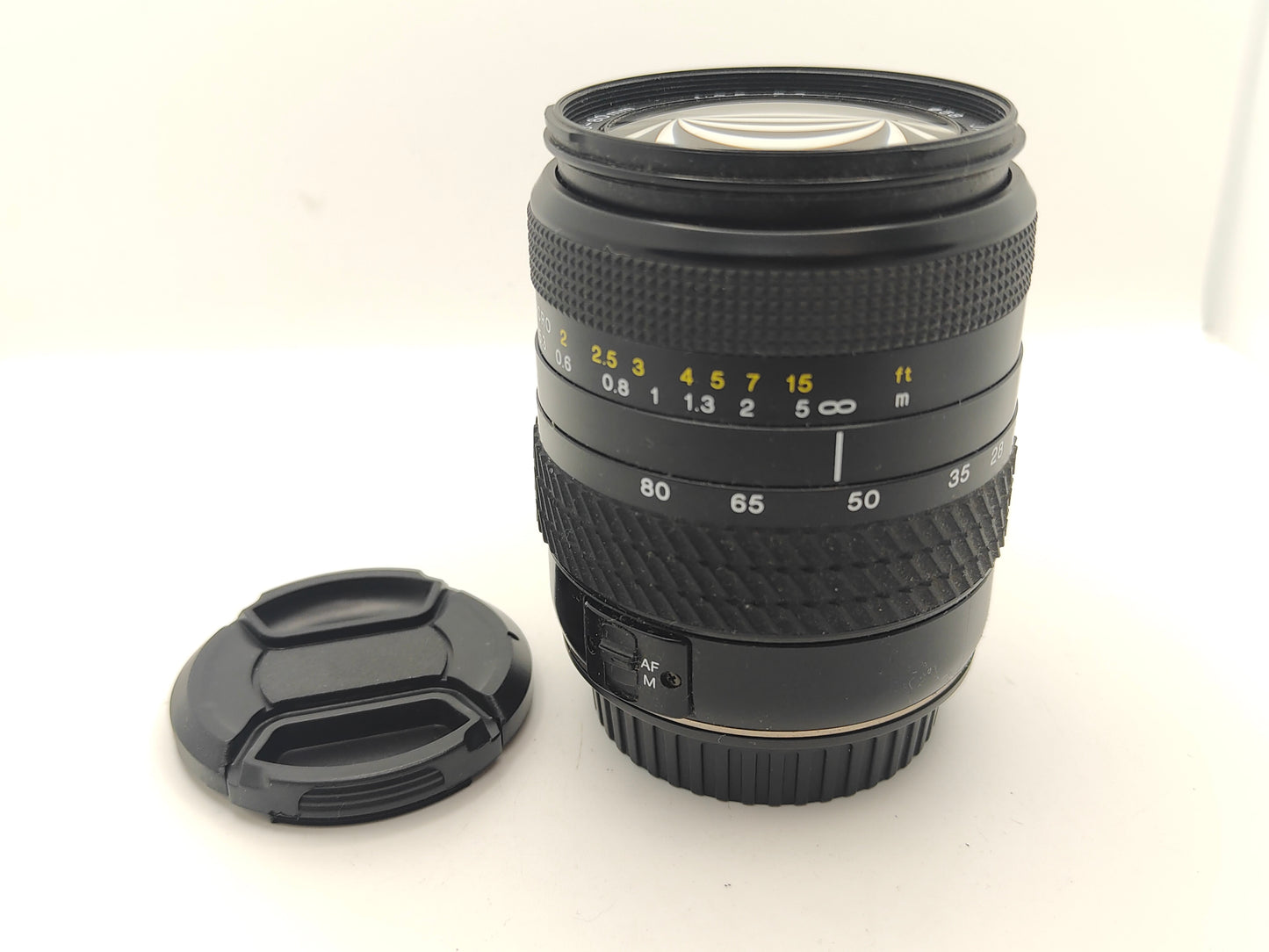 Tokina (Canon EF Autofocus mount for EOS) 28-80mm f/3.5-5.6 Zoom lens.