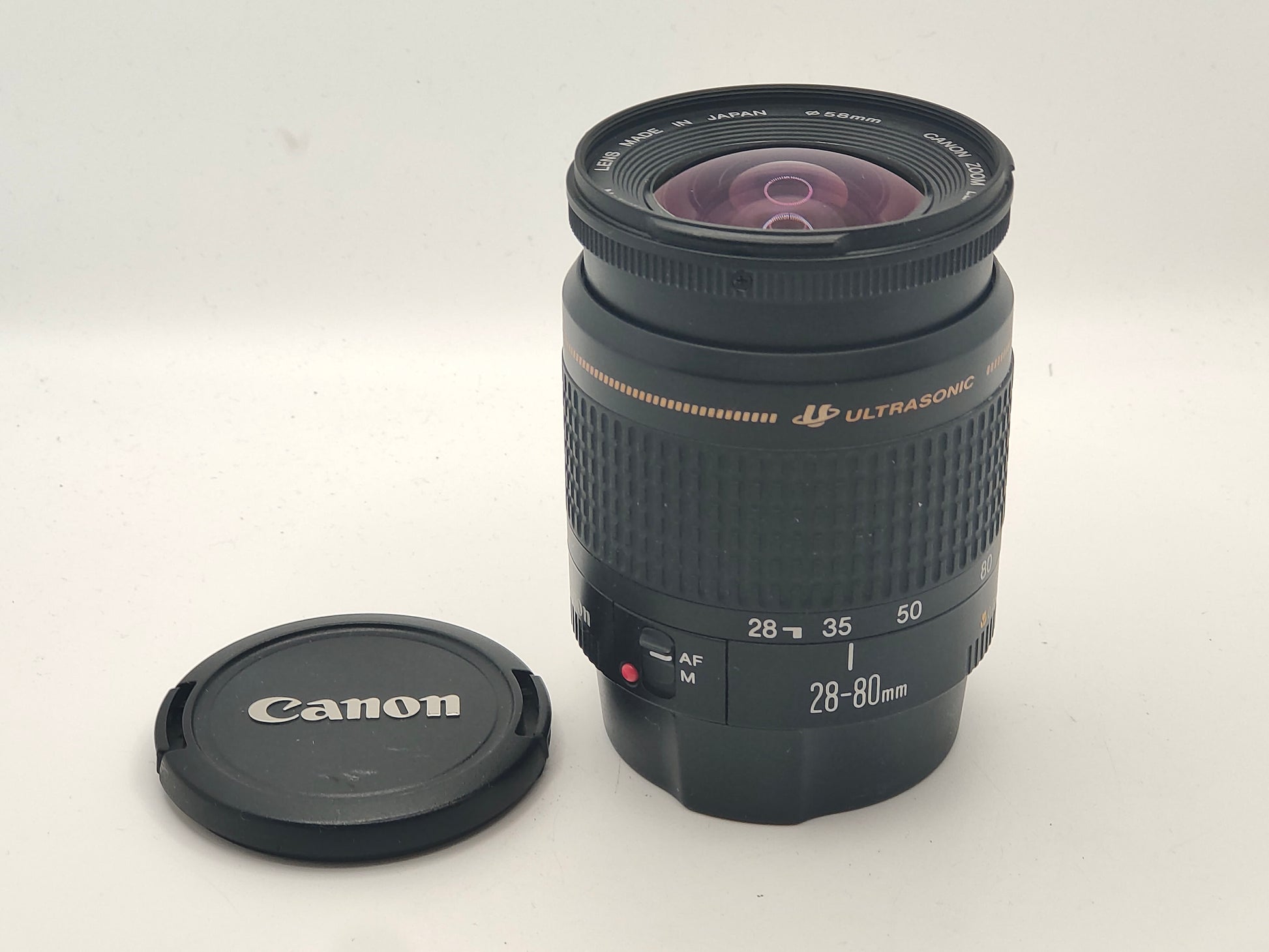 Canon EF Autofocus mount for EOS 28-80mm f/3.5-5.6 Zoom lens.