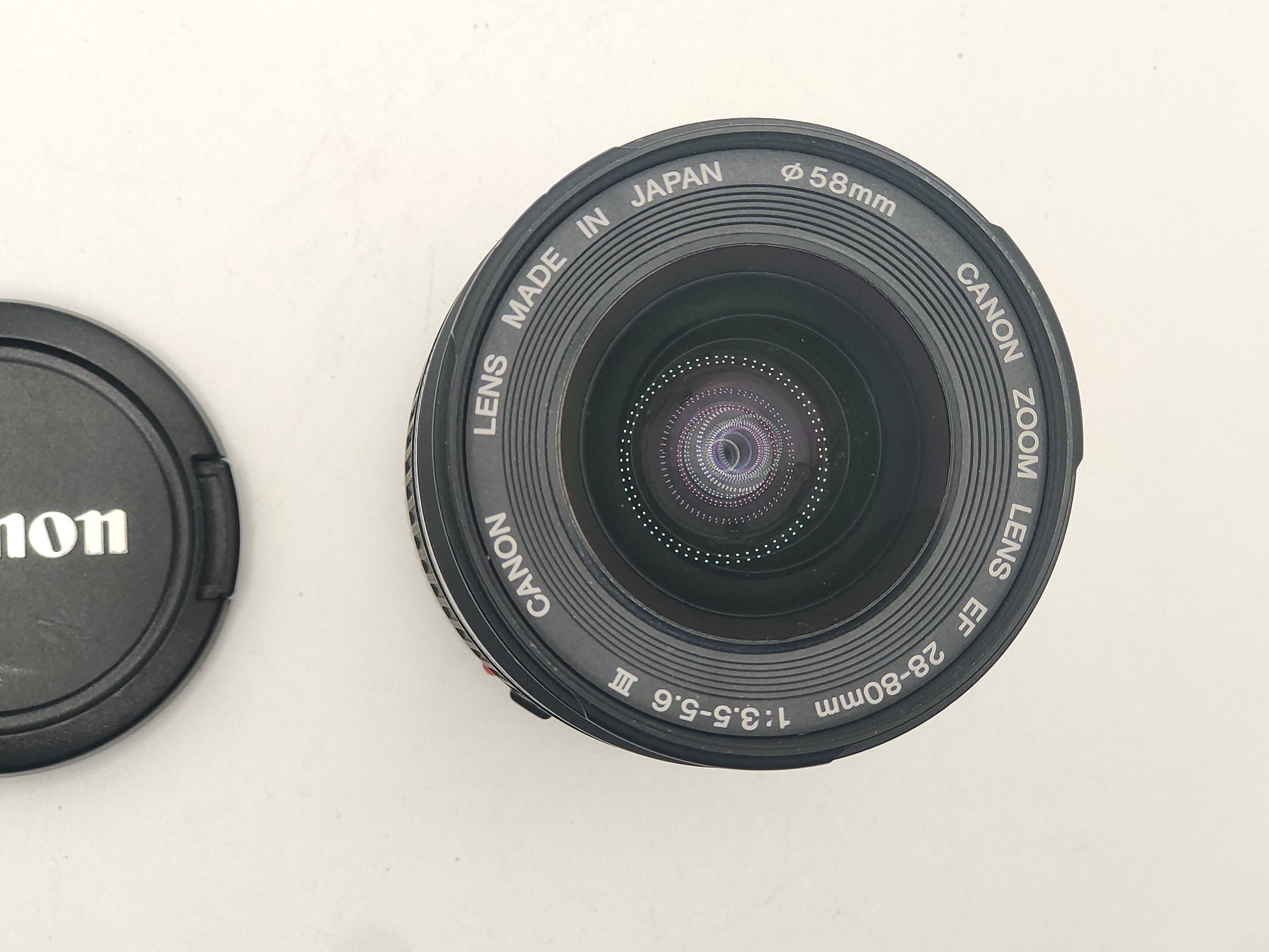 Canon EF Autofocus mount for EOS 28-80mm f/3.5-5.6 Zoom lens.