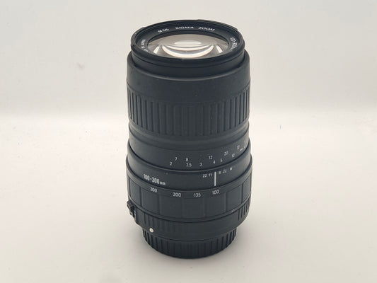 Sigma (Canon EF Autofocus mount for EOS) 100-300mm f/4.5-6.7 Zoom lens.