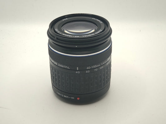 Olympus Zuiko Digital AF 40-150mm f/4-5.6 ED zoom lens.