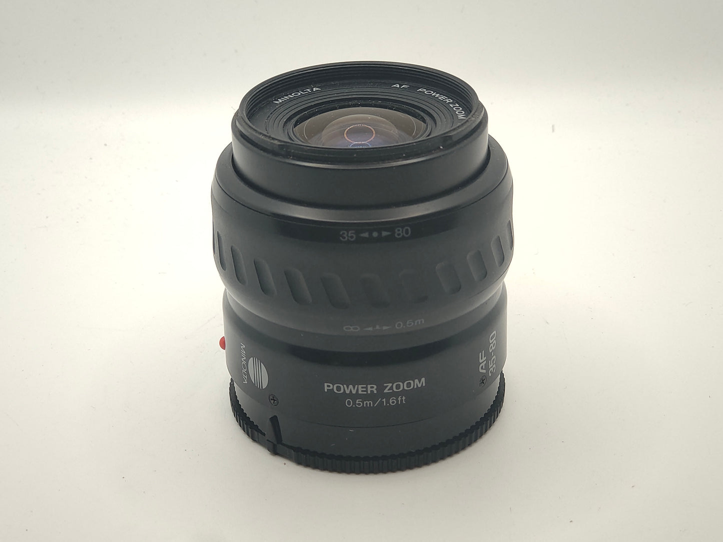 Minolta 35-80mm f/4-5.6 zoom AF Power Zoom lens for Minolta Autofocus SLRs