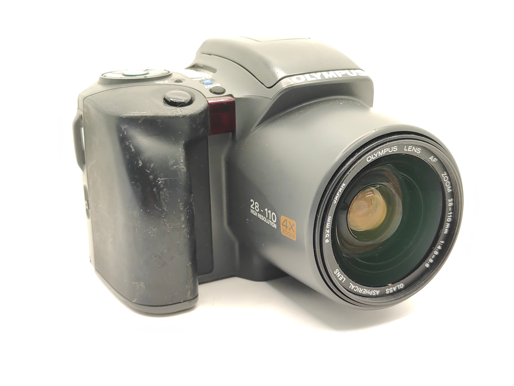 Olympus L-10 point-and-shoot all-in-one SLR camera.
