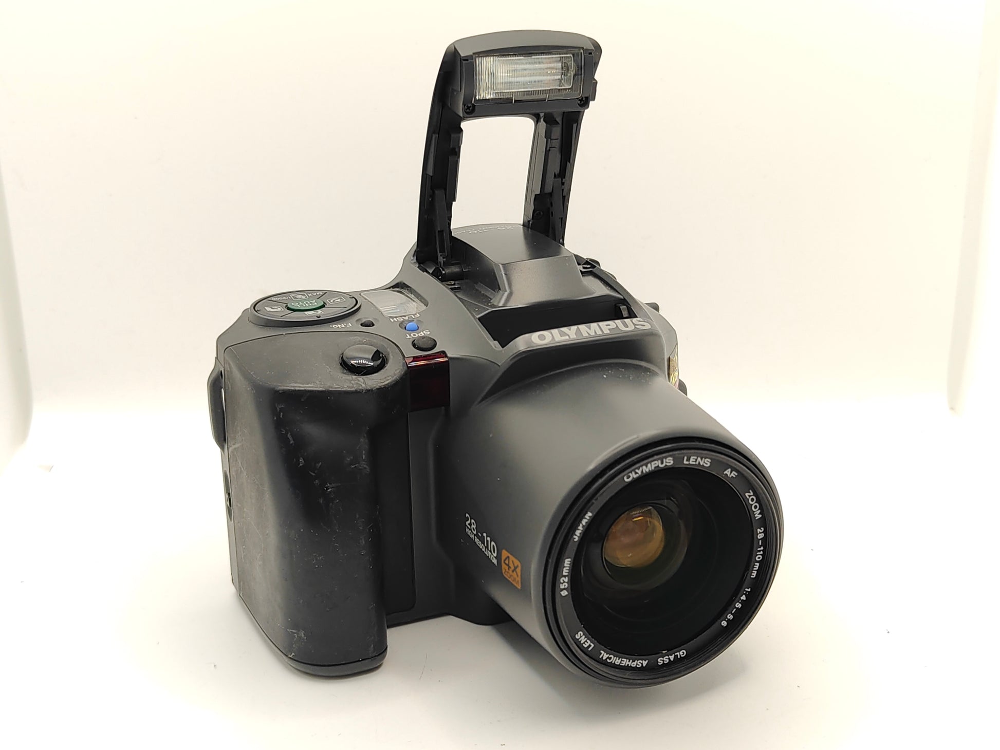 Olympus L-10 point-and-shoot all-in-one SLR camera.