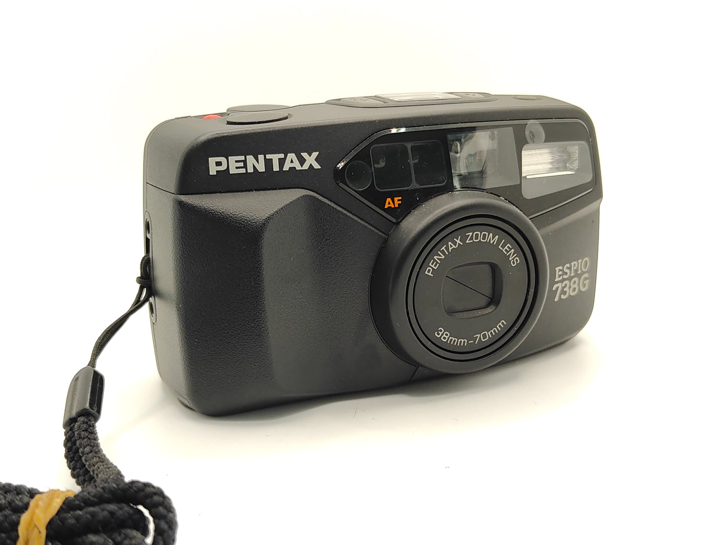 Pentax Espio 738G point-and-shoot film camera.