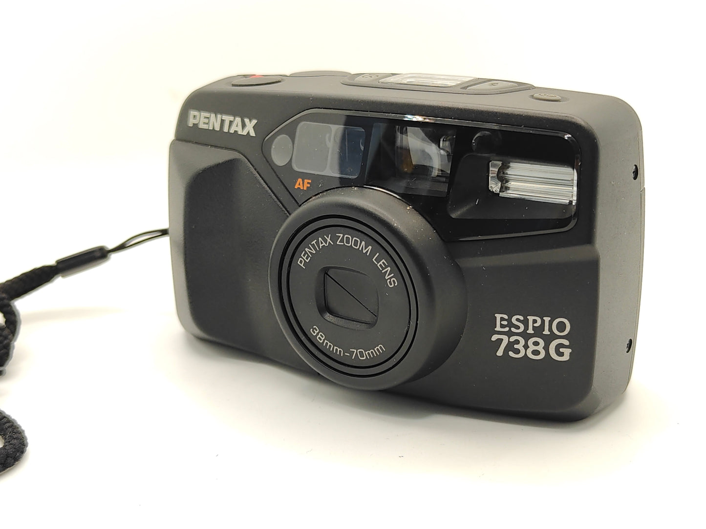 Pentax Espio 738G point-and-shoot film camera.