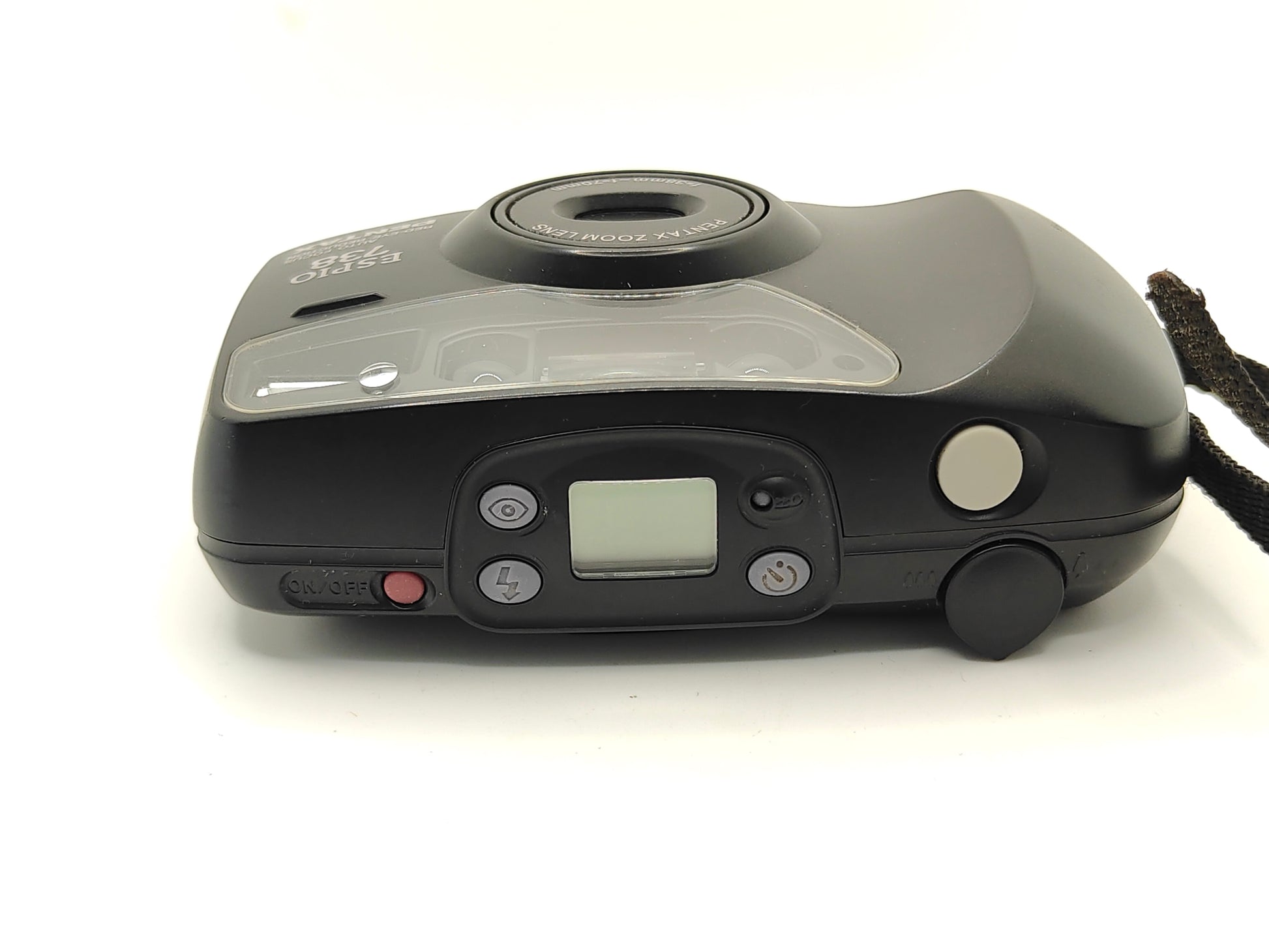 Pentax Espio 738 point-and-shoot film camera.