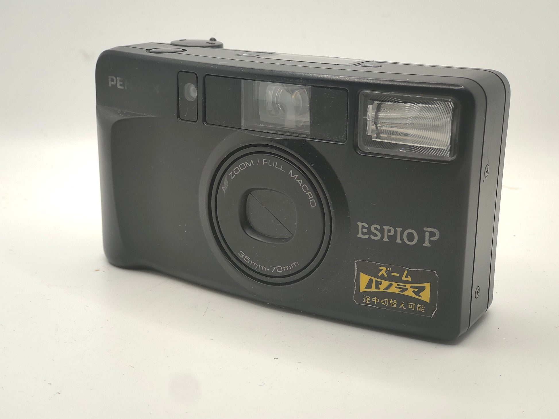 Pentax Espio P point-and-shoot film camera.