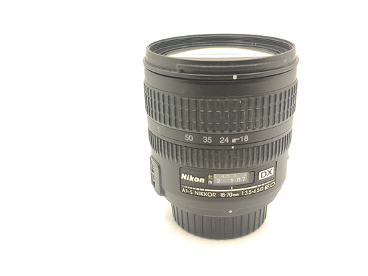 Nikon AF-S mount Nikkor 18-70mm f/3.5-4.5G ED DX zoom lens - for APS-C Nikon Digital Cameras.