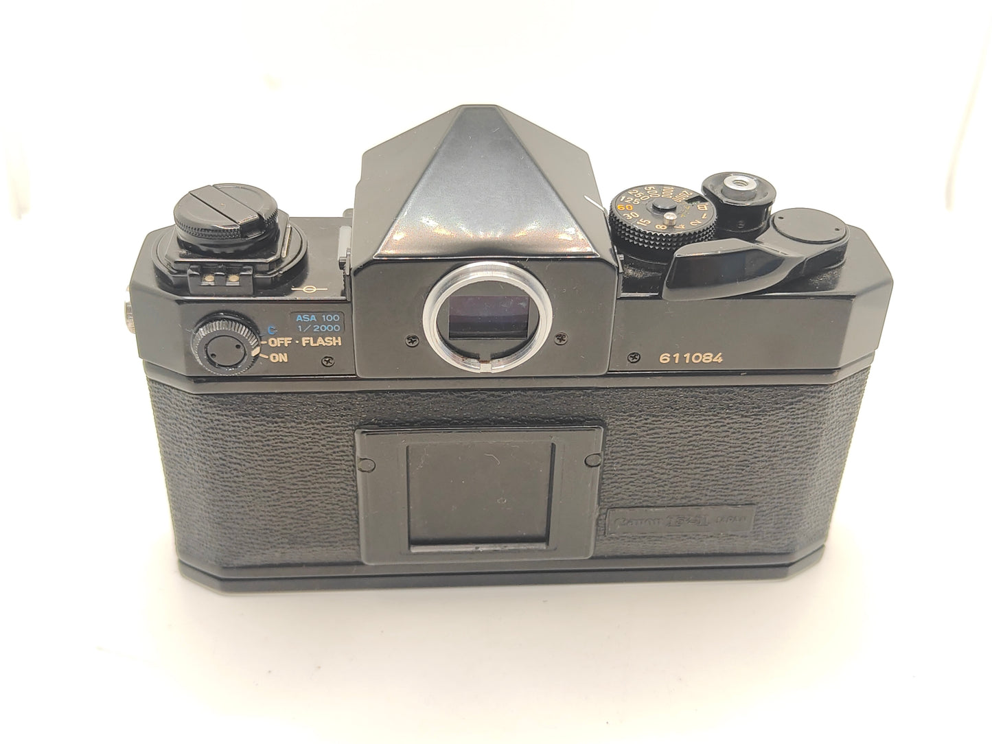 Canon F-1 SLR camera with 50mm f/1.4 lens