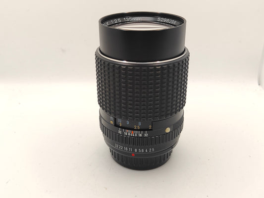 Pentax 135mm f/2.5 telephoto lens for Pentax K1000 / KM / ME Super etc