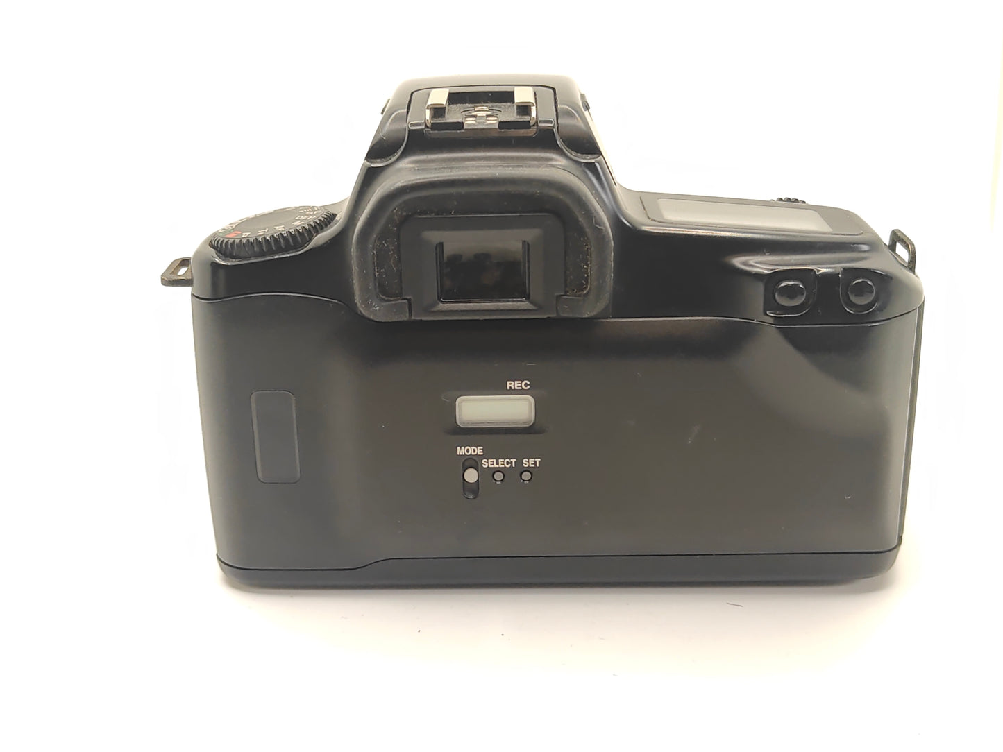 Canon EOS-1000 Quartz Date SLR film camera with zoom lens