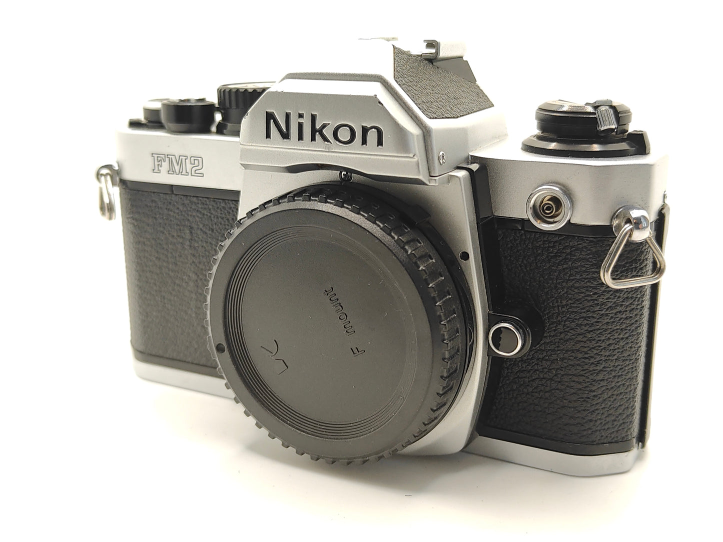 Nikon FM2n SLR film camera - silver.